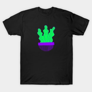 Green Cactus Plant T-Shirt